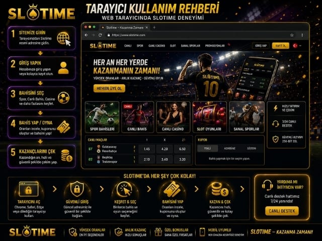 Tarayıcıda Slotime